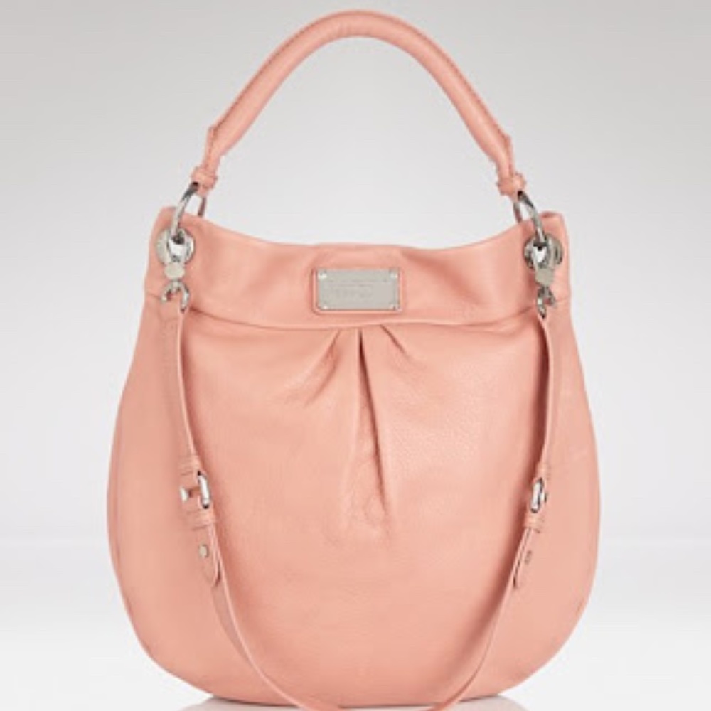 RARE NWT  Marc by Marc Jacobs Pink Genuine Leather Hobo Bag